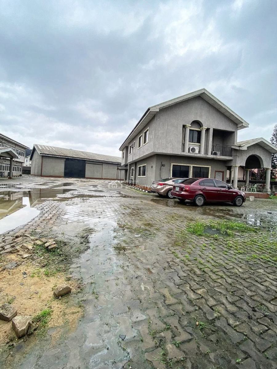 Prime Commercial Yard with Warehouse & Office Complex, Stadium Road, Port Harcourt, Rivers, Warehouse for Sale