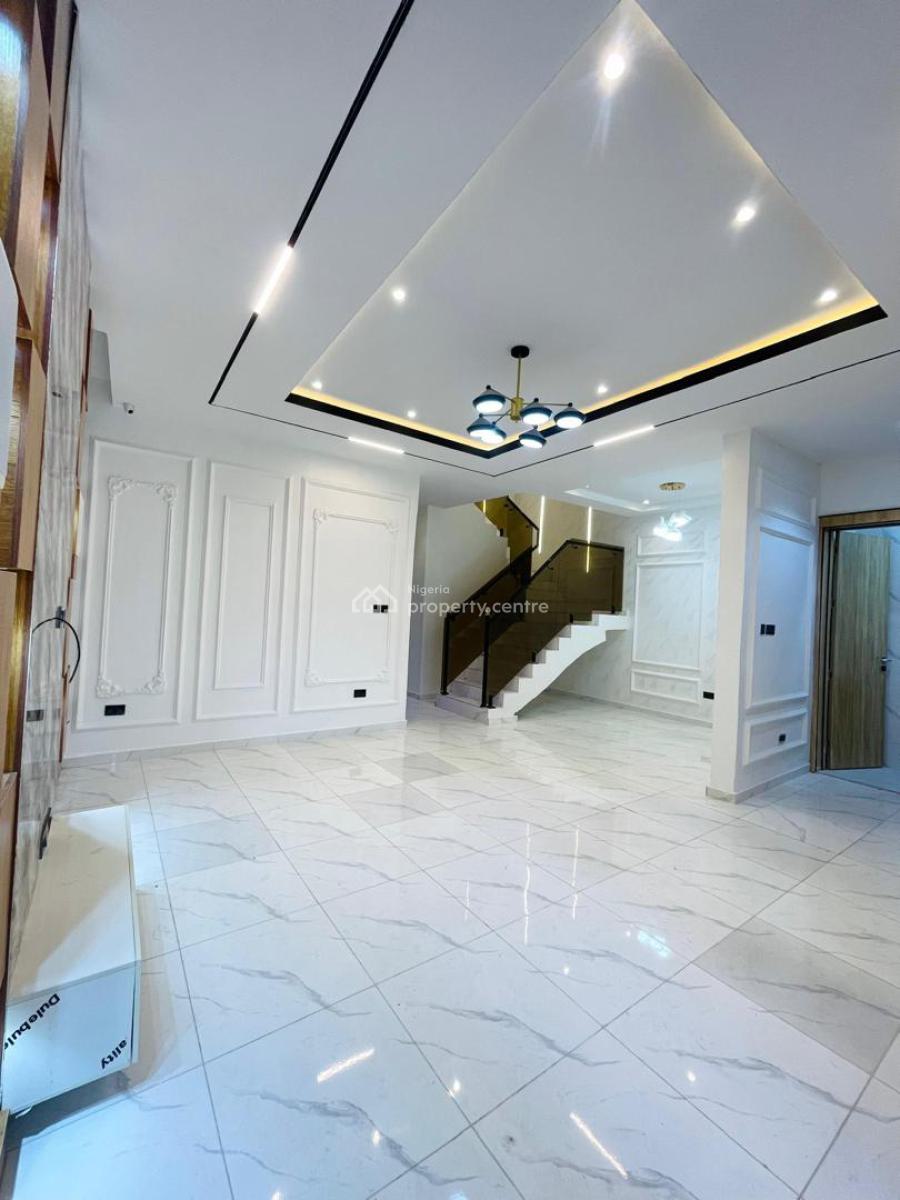 ️**contemporary 4 Bed Semi-detached Duplex with Bq*️  - Modern Conte, Chevron Lekki Lagos, Lekki, Lagos, Semi-detached Duplex for Sale