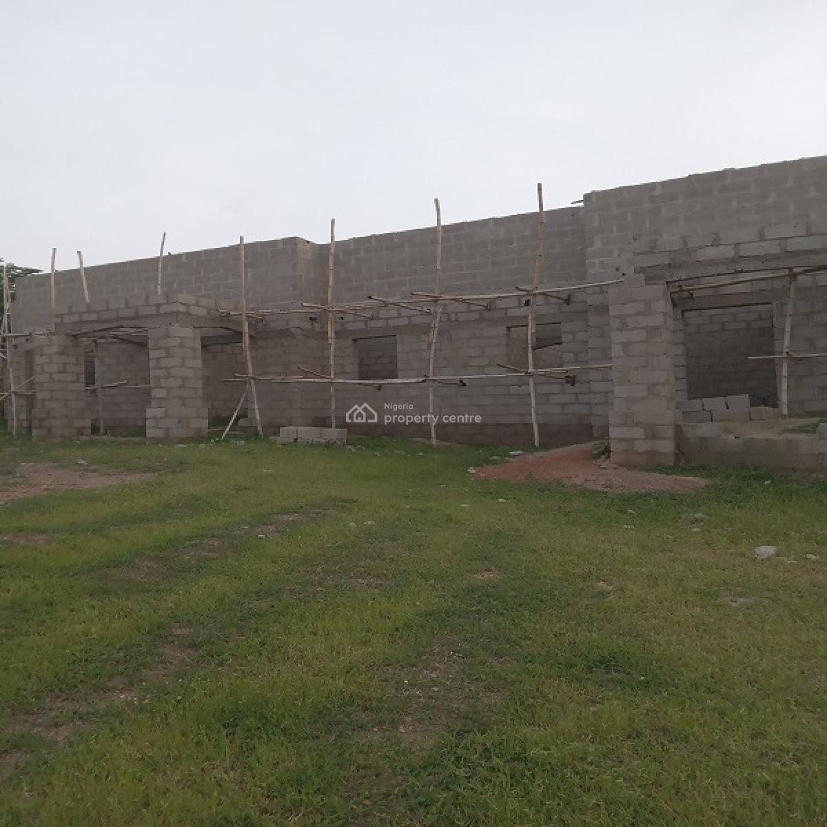 Tastefull Twin 2 Bedrooms Bungalow Carcass, Masaka District, Keffi, Nasarawa, House for Sale