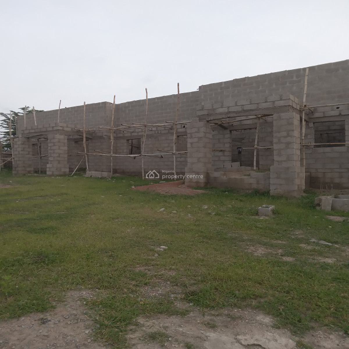 Tastefull Twin 2 Bedrooms Bungalow Carcass, Masaka District, Keffi, Nasarawa, House for Sale
