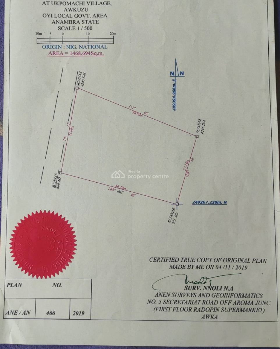 Buy and Build Over 3plots of Land, Awkuzu By Igbariam Junction, Oyi, Anambra, Mixed-use Land for Sale