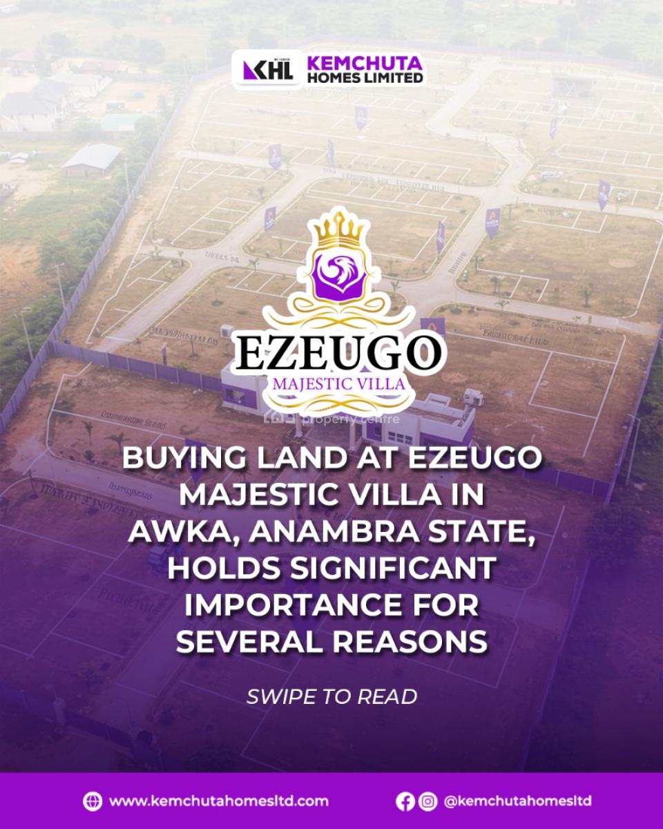 Your Dream Home Is Just an Inspection Away! Call for Discount, Very Close to Airport, Nteje Town, Awka, Anambra, Residential Land for Sale