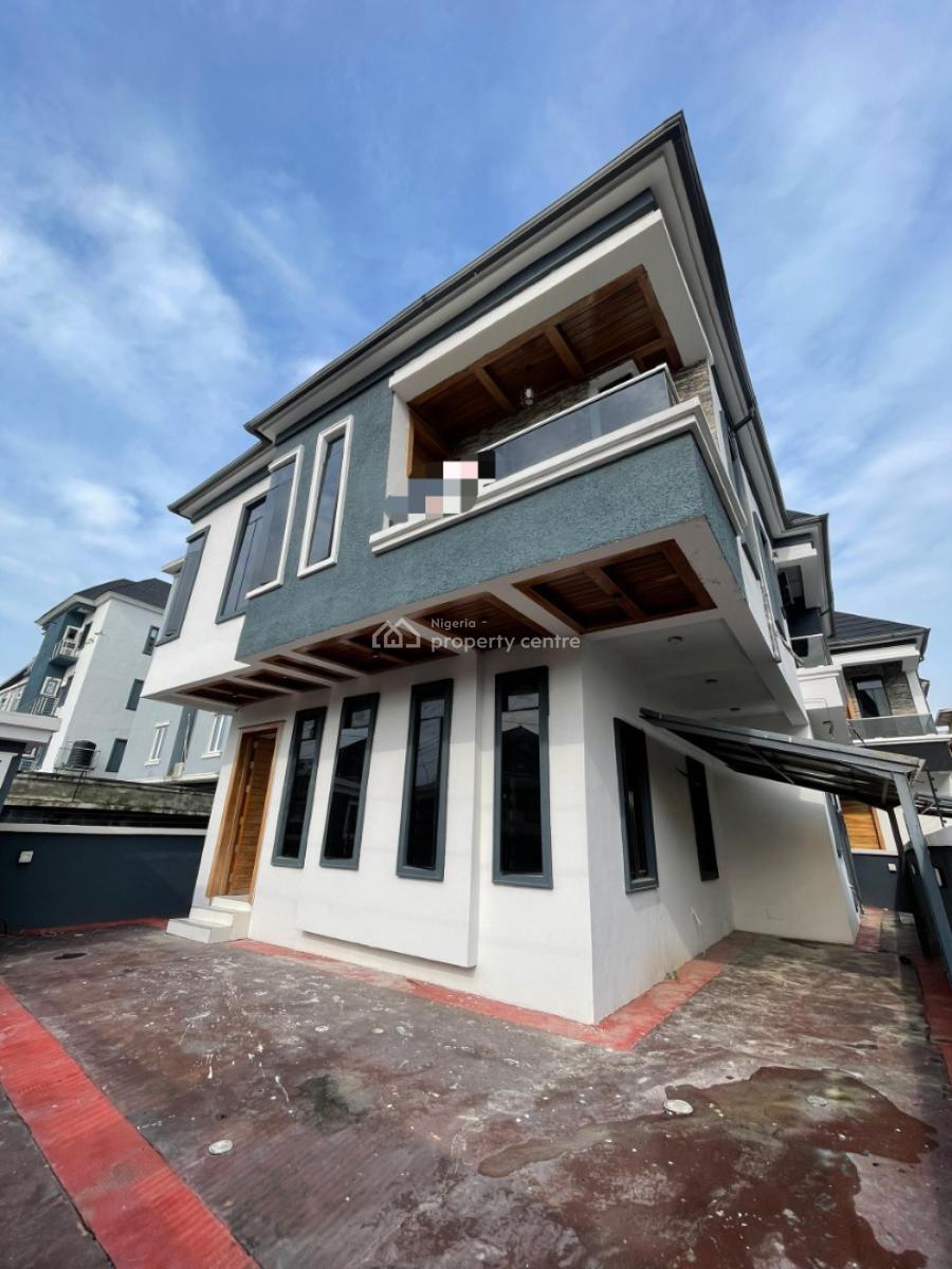 Beautiful 5 Bedroom Fully Detached Duplex with Bq in a Secured Estate, Chevron Toll Gate, Orchid Road, Lekki, Lagos, Detached Duplex for Sale