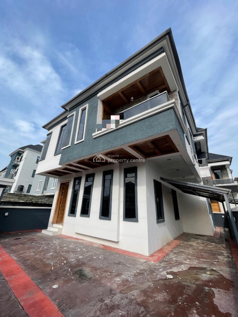 Exquisitely Designed 5 Bedroom Detached Duplex with Bq in Secure Estat, Chevron Toll Gate, Lekki, Lagos, Detached Duplex for Sale