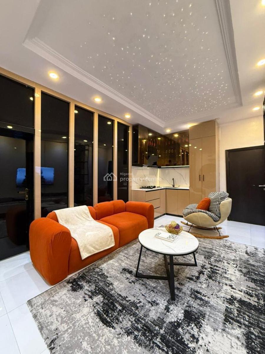 Beautiful 1bed Apartment with a Bathtub &tastefuly Furnished, Osapa London ,lekki ,lagos ,nigeria, Osapa, Lekki, Lagos, Mini Flat (room and Parlour) Short Let