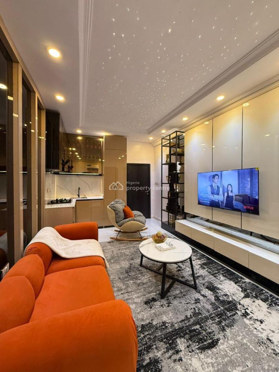 Beautiful 1bed Apartment with a Bathtub &tastefuly Furnished, Osapa London ,lekki ,lagos ,nigeria, Osapa, Lekki, Lagos, Mini Flat (room and Parlour) Short Let