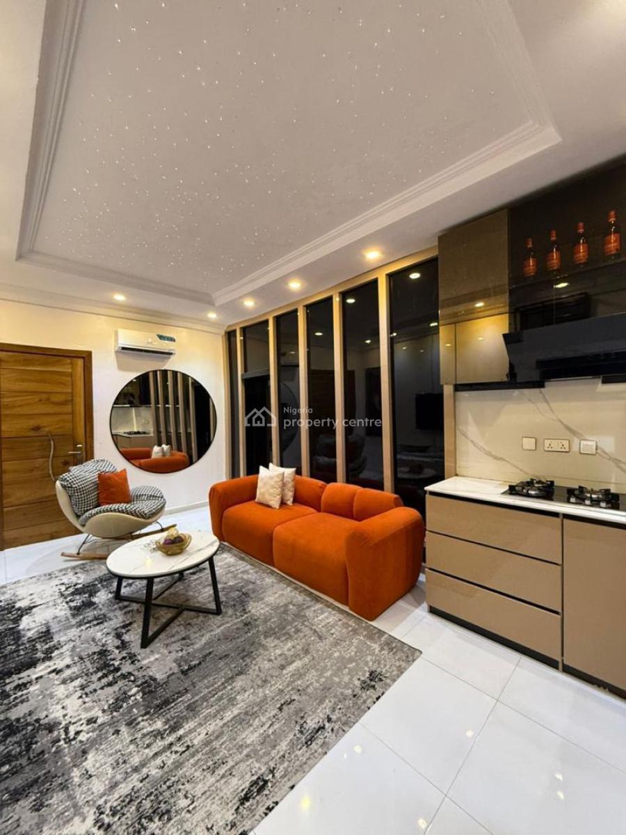 Beautiful 1bed Apartment with a Bathtub &tastefuly Furnished, Osapa London ,lekki ,lagos ,nigeria, Osapa, Lekki, Lagos, Mini Flat (room and Parlour) Short Let