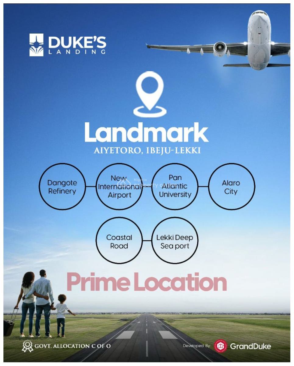 Dukes Landing, Aiyetoro, Ibeju, Lagos, Residential Land for Sale