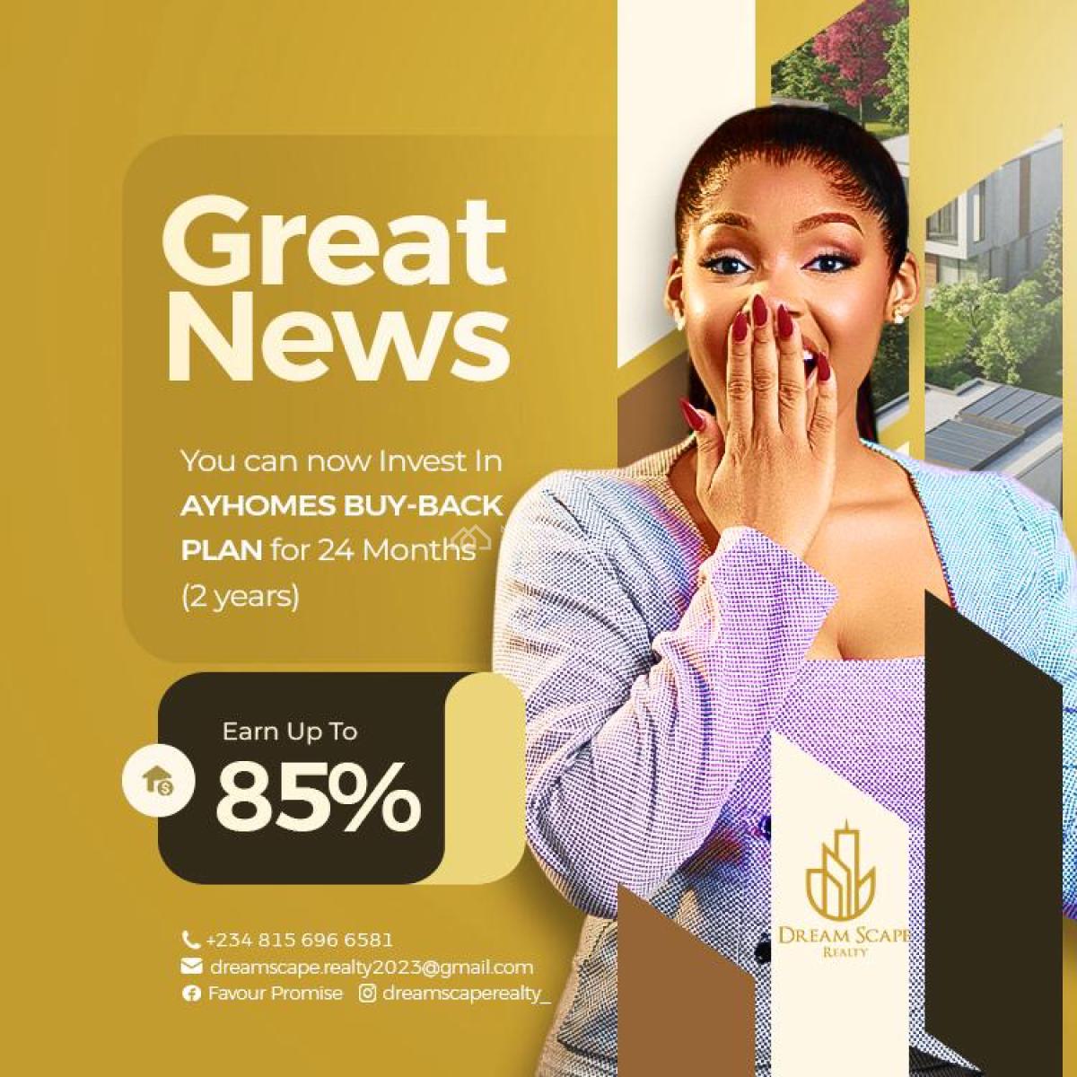 Short Term Investment , Assest Backed, Real Results, Ibeju Lekki, Lagos, Residential Land for Sale