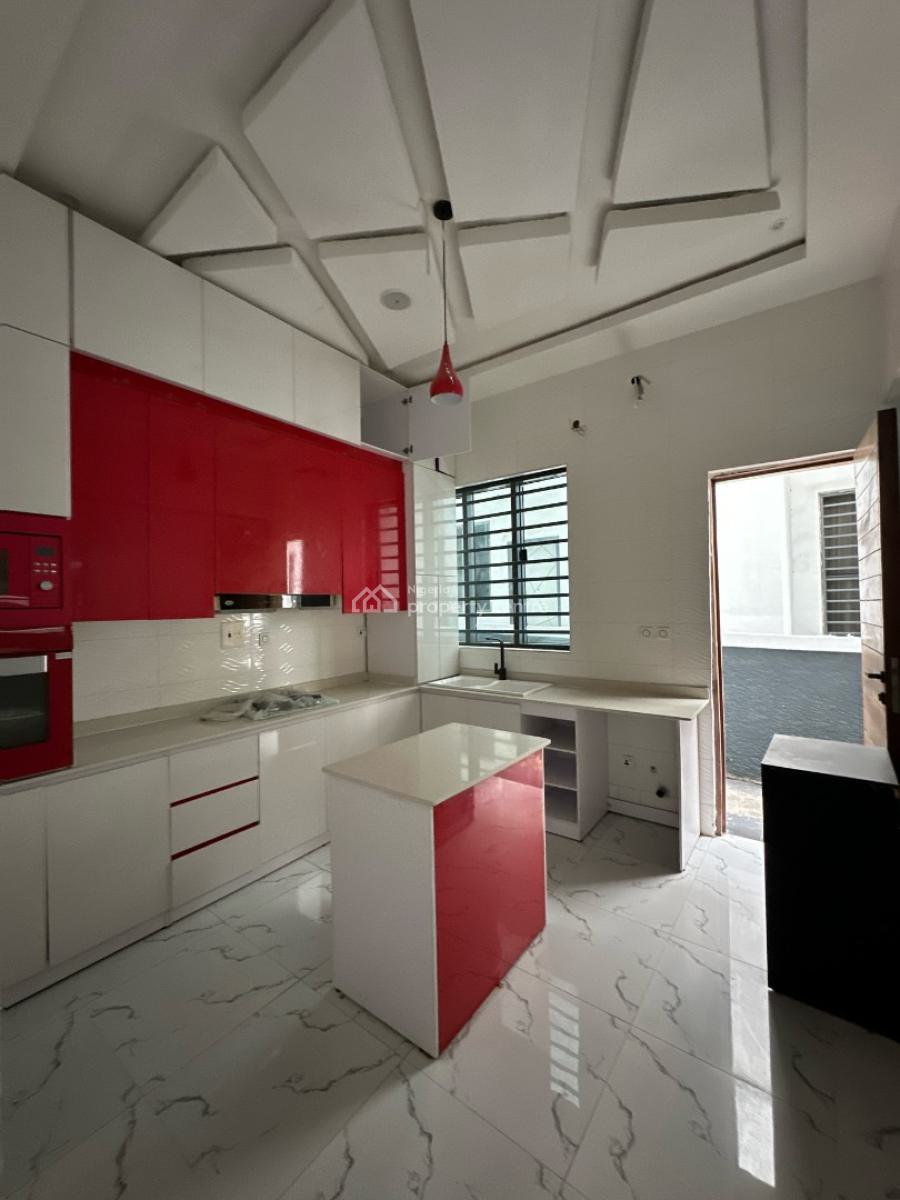 3bedrooms Semi Detached Duplex with Bq, Chevron, Lekki, Lagos, Semi-detached Duplex for Rent
