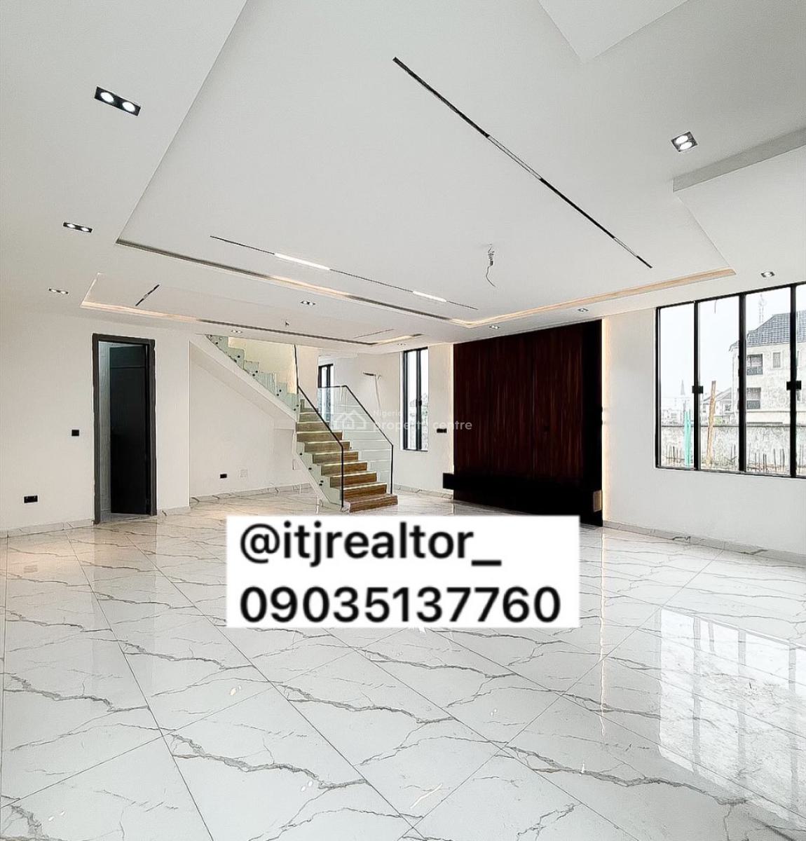 Modern 5 Bedroom Detached Duplex with Swimming Pool and Cinema, Chevron, Lekki, Lagos, Detached Duplex for Sale