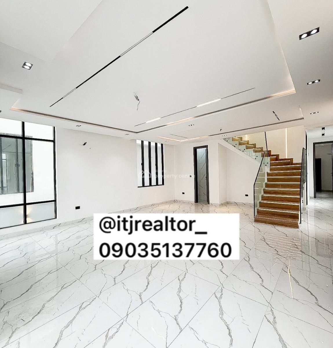 Modern 5 Bedroom Detached Duplex with Swimming Pool and Cinema, Chevron, Lekki, Lagos, Detached Duplex for Sale