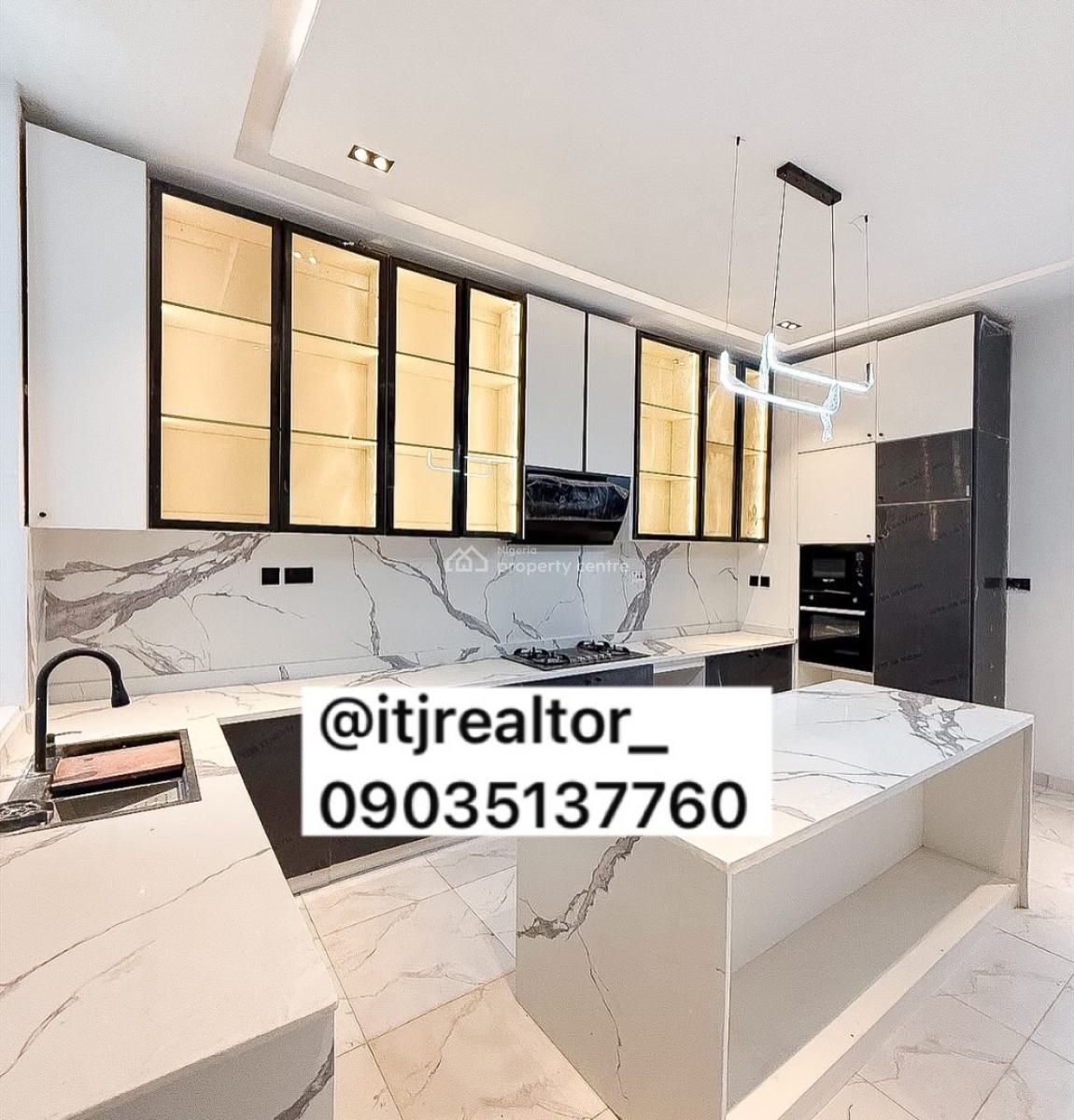 Modern 5 Bedroom Detached Duplex with Swimming Pool and Cinema, Chevron, Lekki, Lagos, Detached Duplex for Sale