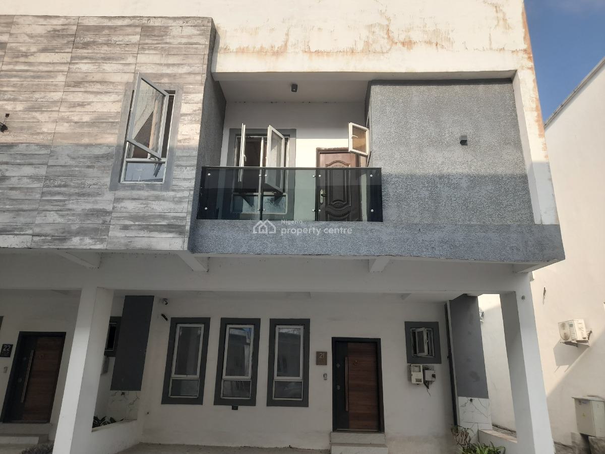 3 Bedroom Terrace Duplex a Solar Powered Cashflow Asset for Investment, By Lbs and Sky Mall Proven High-demand Rental Location with a Gym, Sangotedo, Ajah, Lagos, Terraced Duplex for Sale
