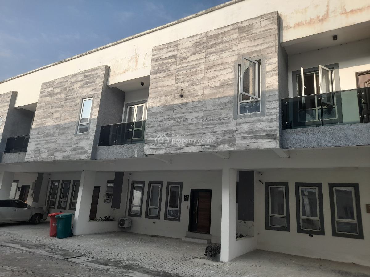 3 Bedroom Terrace Duplex a Solar Powered Cashflow Asset for Investment, By Lbs and Sky Mall Proven High-demand Rental Location with a Gym, Sangotedo, Ajah, Lagos, Terraced Duplex for Sale