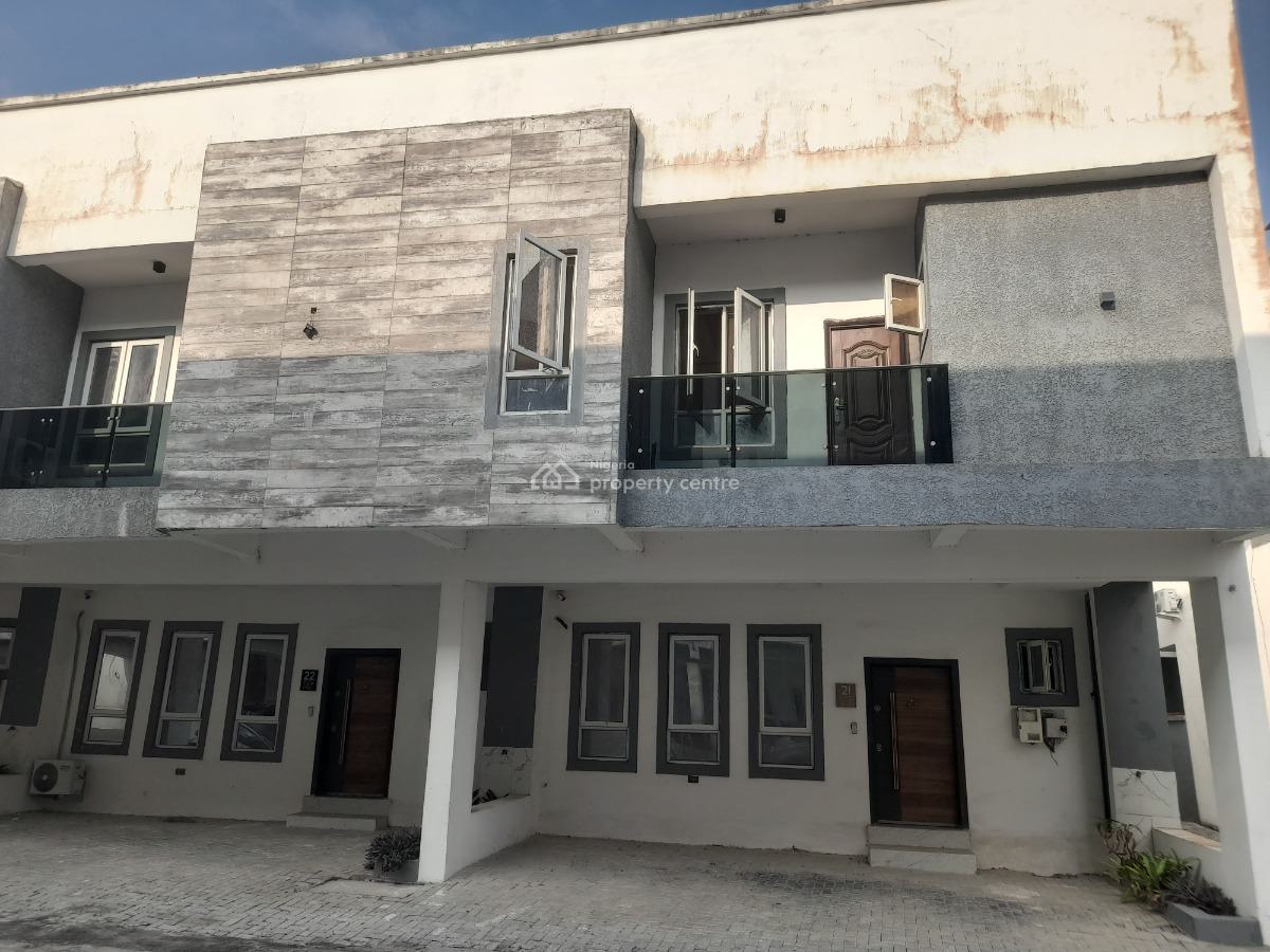 3 Bedroom Terrace Duplex a Solar Powered Cashflow Asset for Investment, By Lbs and Sky Mall Proven High-demand Rental Location with a Gym, Sangotedo, Ajah, Lagos, Terraced Duplex for Sale