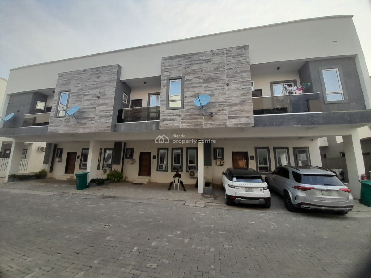 3 Bedroom Terrace Duplex a Solar Powered Cashflow Asset for Investment, By Lbs and Sky Mall Proven High-demand Rental Location with a Gym, Sangotedo, Ajah, Lagos, Terraced Duplex for Sale