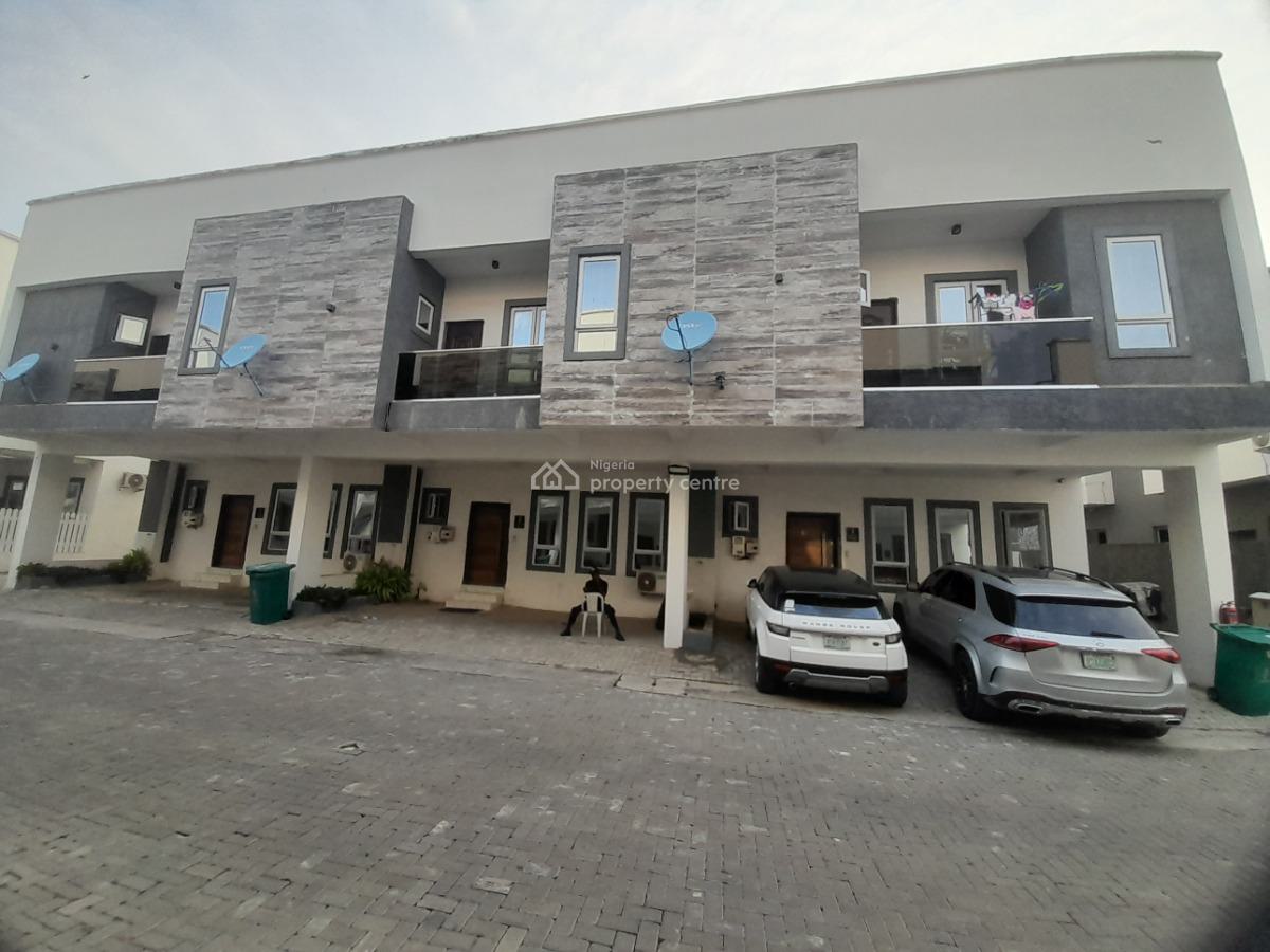 3 Bedroom Terrace Duplex a Solar Powered Cashflow Asset for Investment, By Lbs and Sky Mall Proven High-demand Rental Location with a Gym, Sangotedo, Ajah, Lagos, Terraced Duplex for Sale