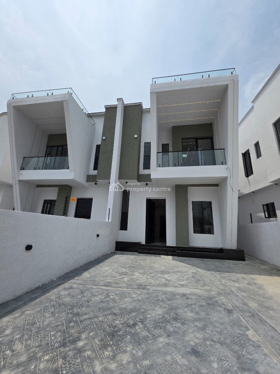 Luxury 4 Bedroom Semi-detached Duplex with Bq, Lekki Palms Estate, Ajah, Lagos, Semi-detached Duplex for Sale