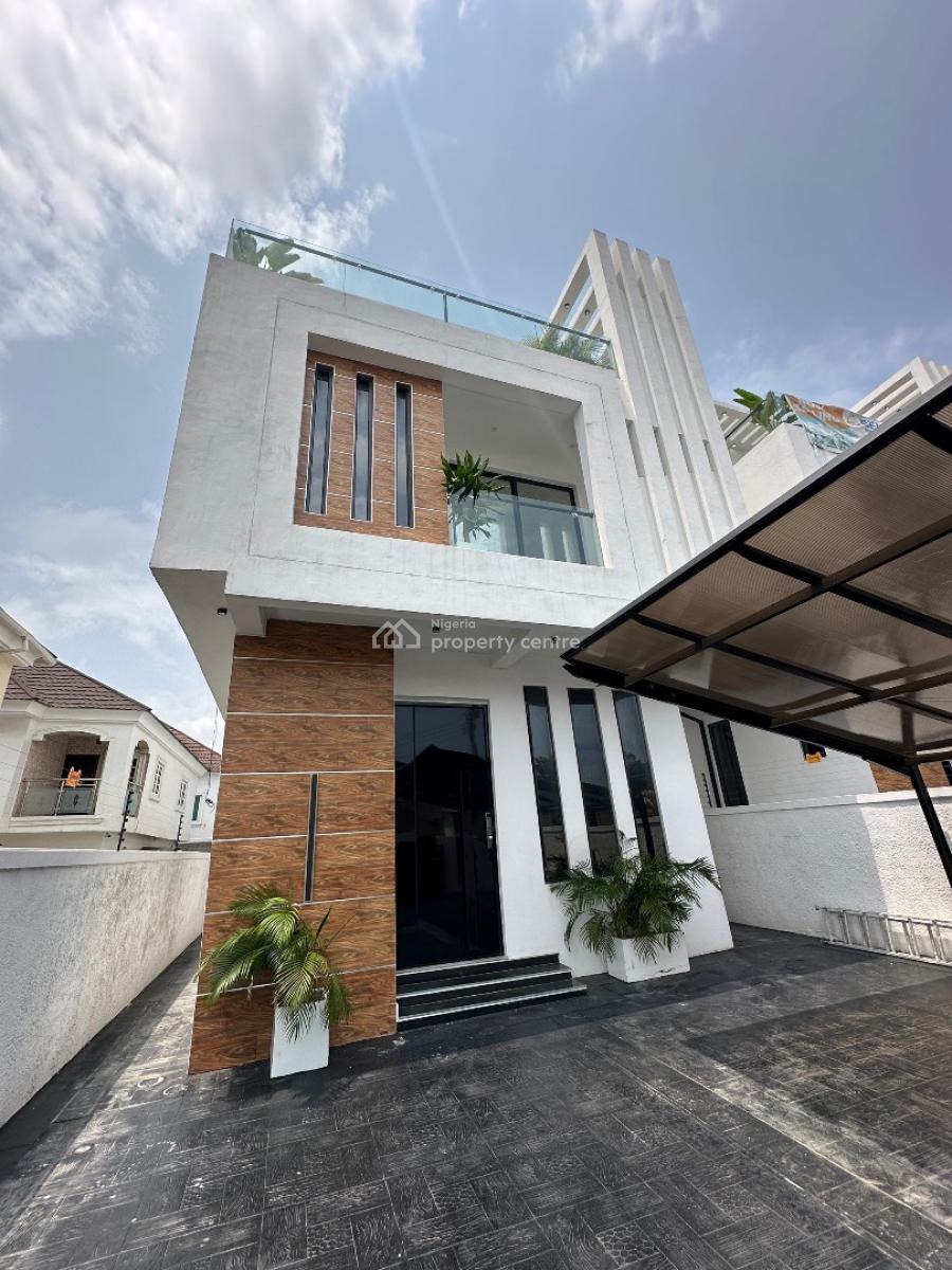 Contemporary 5 Bedroom Fully Detached Duplex with Bq, Swimming Pool &, 5 Bedroom Fully Detached Duplex with Swimming Pool , Ilado Lekki, Lekki, Lagos, Detached Duplex for Sale