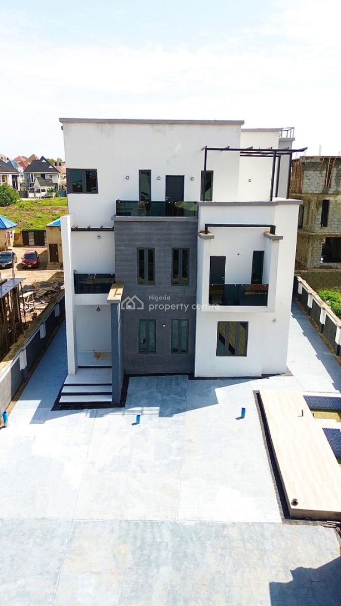 Luxury Smart 5 Bedroom Duplex with 1 Bedroom Bq & Pool, Apo Resettlement, Apo, Abuja, Detached Duplex for Sale