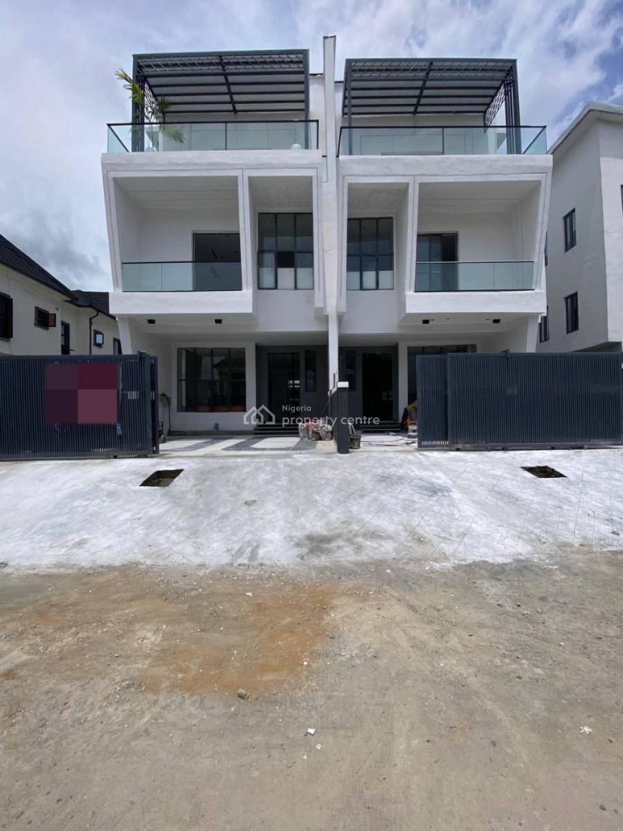 Brand New 4 Bedroom Semi Detached Duplex with Swimming Pool, Ikota, Lekki, Lagos, Semi-detached Duplex for Sale