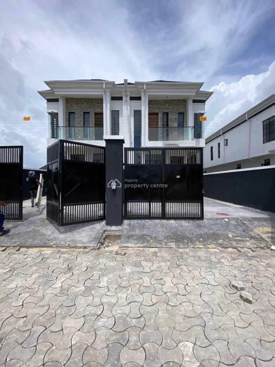Brand New 4 Bedroom Semi Detached Duplex House with Fitted Kitchen, Ikota, Lekki, Lagos, Semi-detached Duplex for Sale