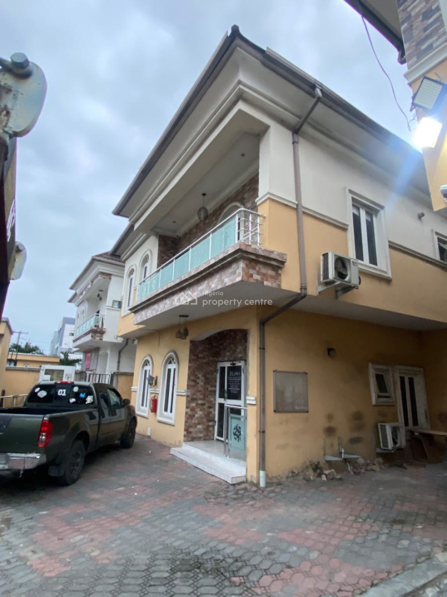 Premium 4 Bedroom Flat Office Space in a Very Busy Business Area, Idaddo , 4 Bedroom Flat for Commercial Use, Idado, Lekki, Lagos, House for Rent