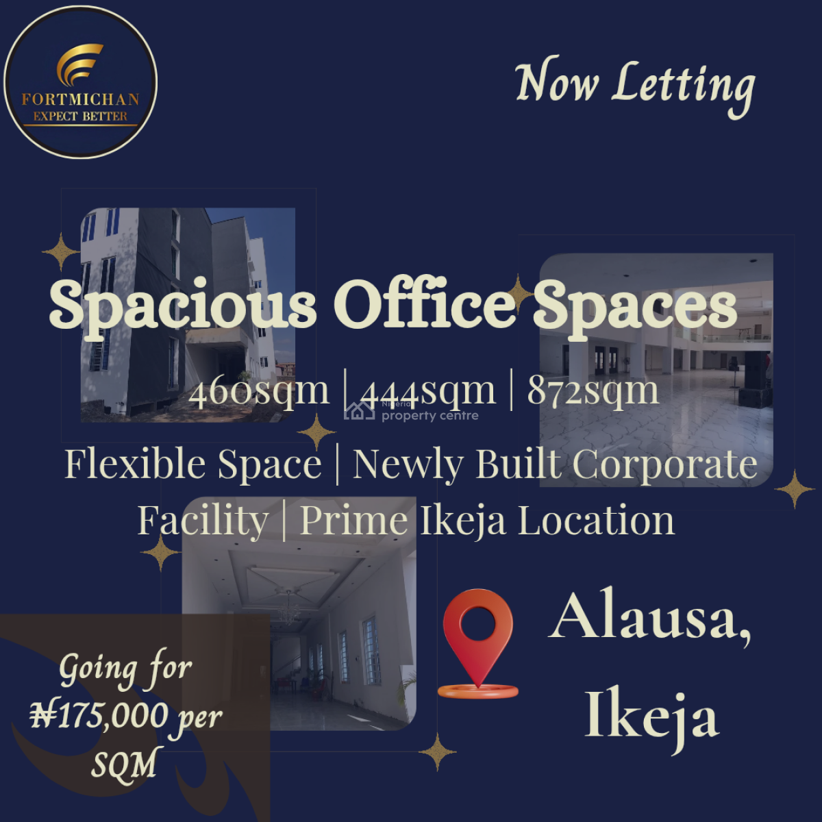 Newly Built, Spacious Corporate Office Spaces, Cbd, Alausa, Ikeja, Lagos, Office Space for Rent