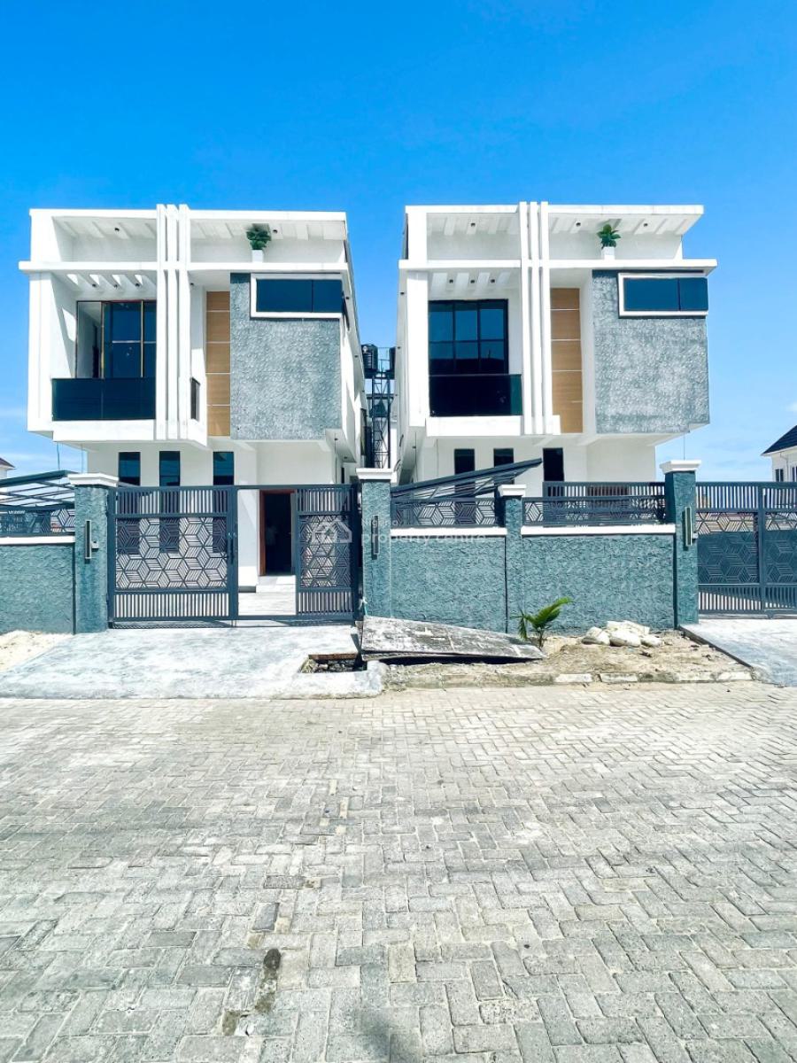 Decently Crafted 4 Bedroom  Detached Duplex and Bq in a Secured Estate, Vgc, Lekki, Lagos, Detached Duplex for Sale