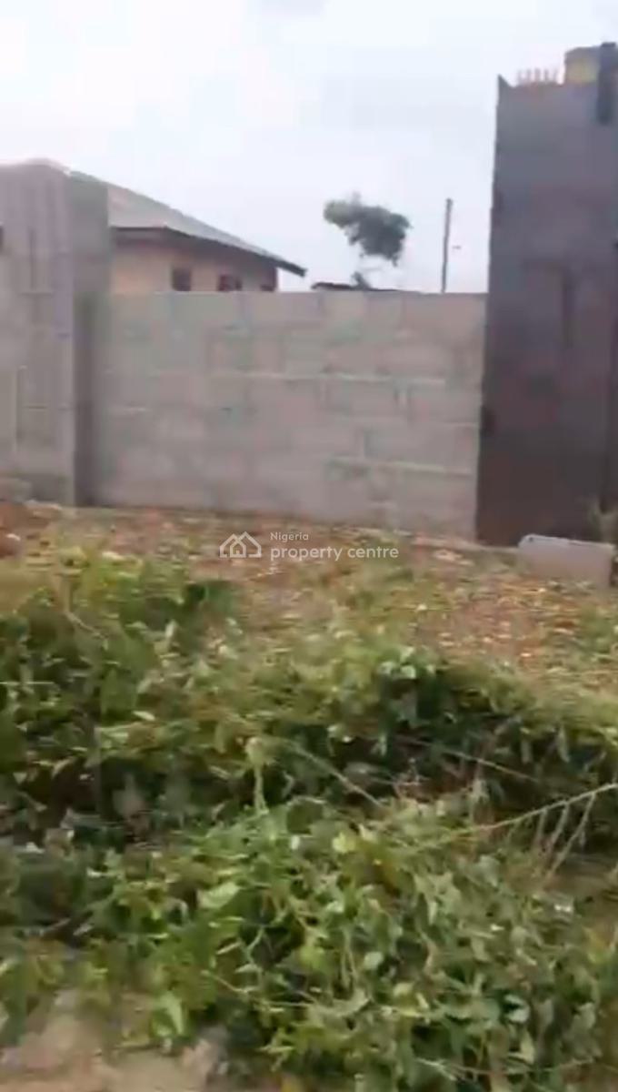 Fenced and Gated Half Plot of Land Close to  Gbaga Bus Stop., Gbaga Bus Stop, Along Ijede Road, Ikorodu, Lagos, Mixed-use Land for Sale