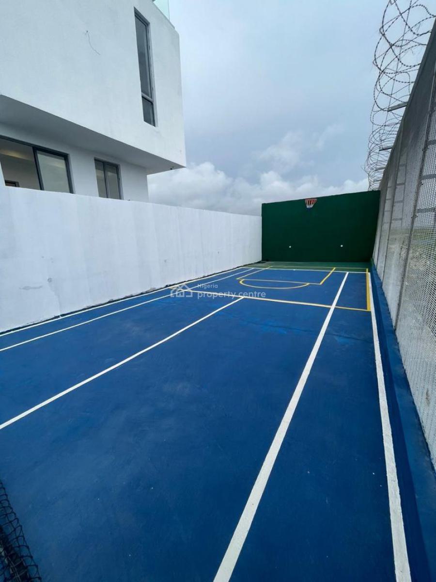 Massive and Luxurious 5 Bedroom Fully Detached Duplex Smart Home, Within a Secured Estate Has a Pool, Cinema,tennis Court, Snooker,, Osapa, Lekki, Lagos, House for Sale