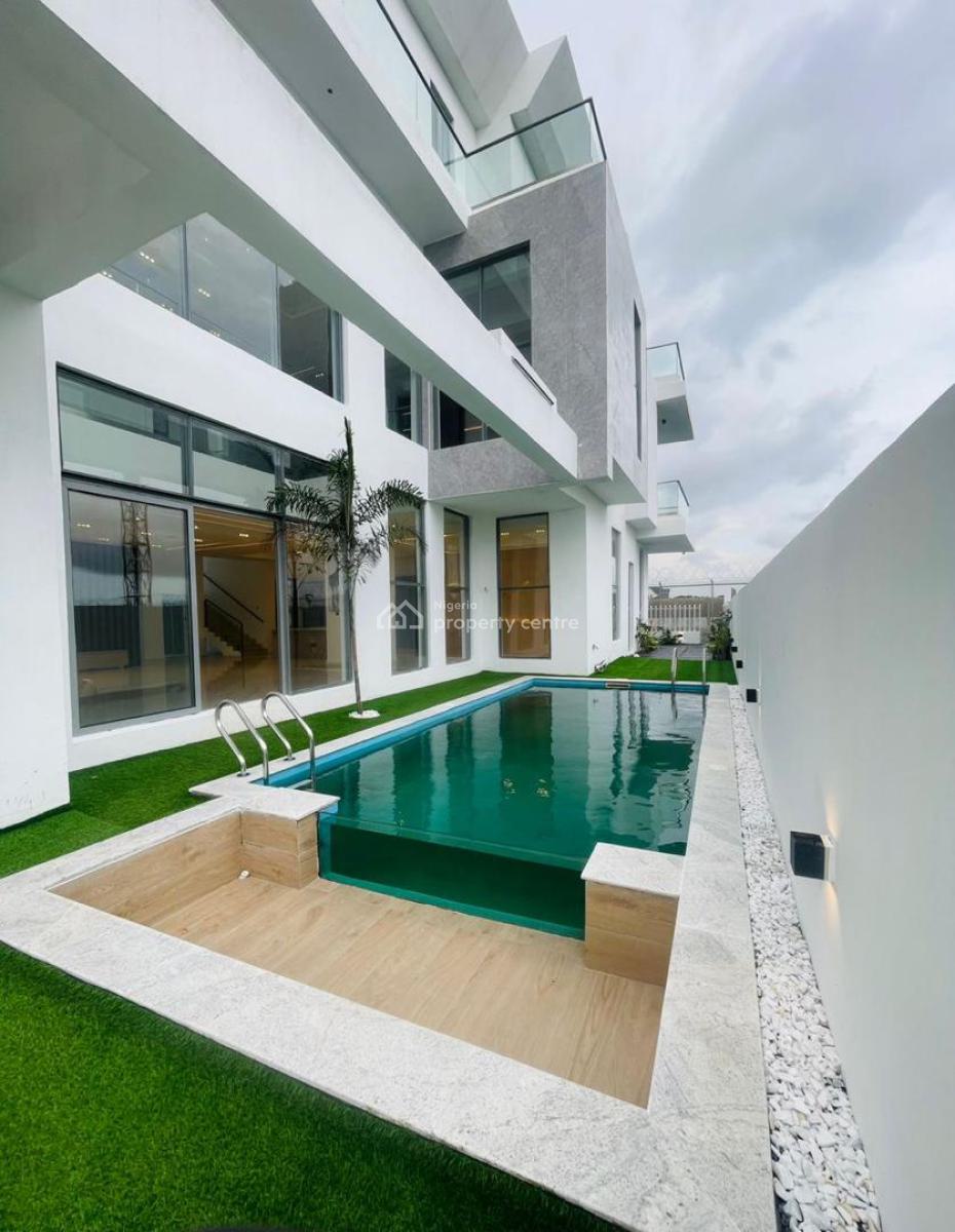 Massive and Luxurious 5 Bedroom Fully Detached Duplex Smart Home, Within a Secured Estate Has a Pool, Cinema,tennis Court, Snooker,, Osapa, Lekki, Lagos, House for Sale
