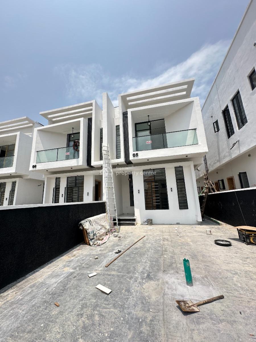 Spacious Luxury 4 Bedroom Semi-detached Duplex with Bq, Idado, Idado, Lekki, Lagos, Semi-detached Duplex for Sale