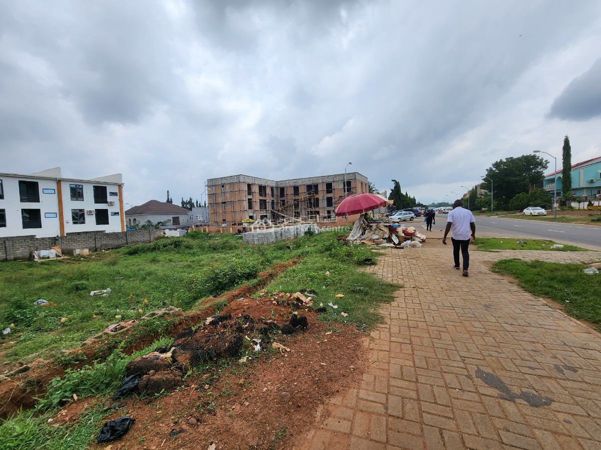 Strategically Located Land Facing Finance Quarter Measuring 2,185 Sqm, Opposite Finance Quarter, Wuye, Abuja, Commercial Land for Sale