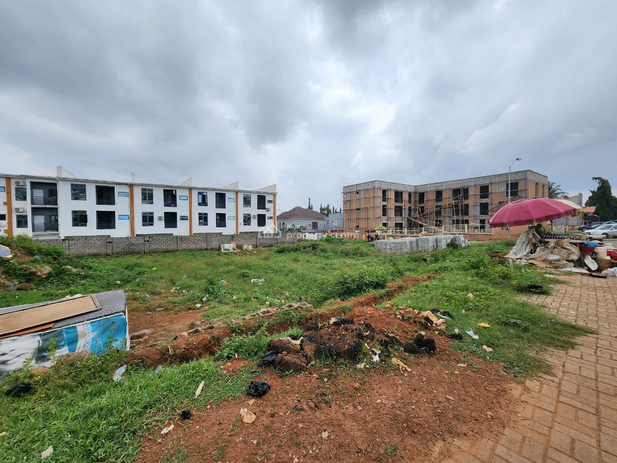 Strategically Located Land Facing Finance Quarter Measuring 2,185 Sqm, Opposite Finance Quarter, Wuye, Abuja, Commercial Land for Sale