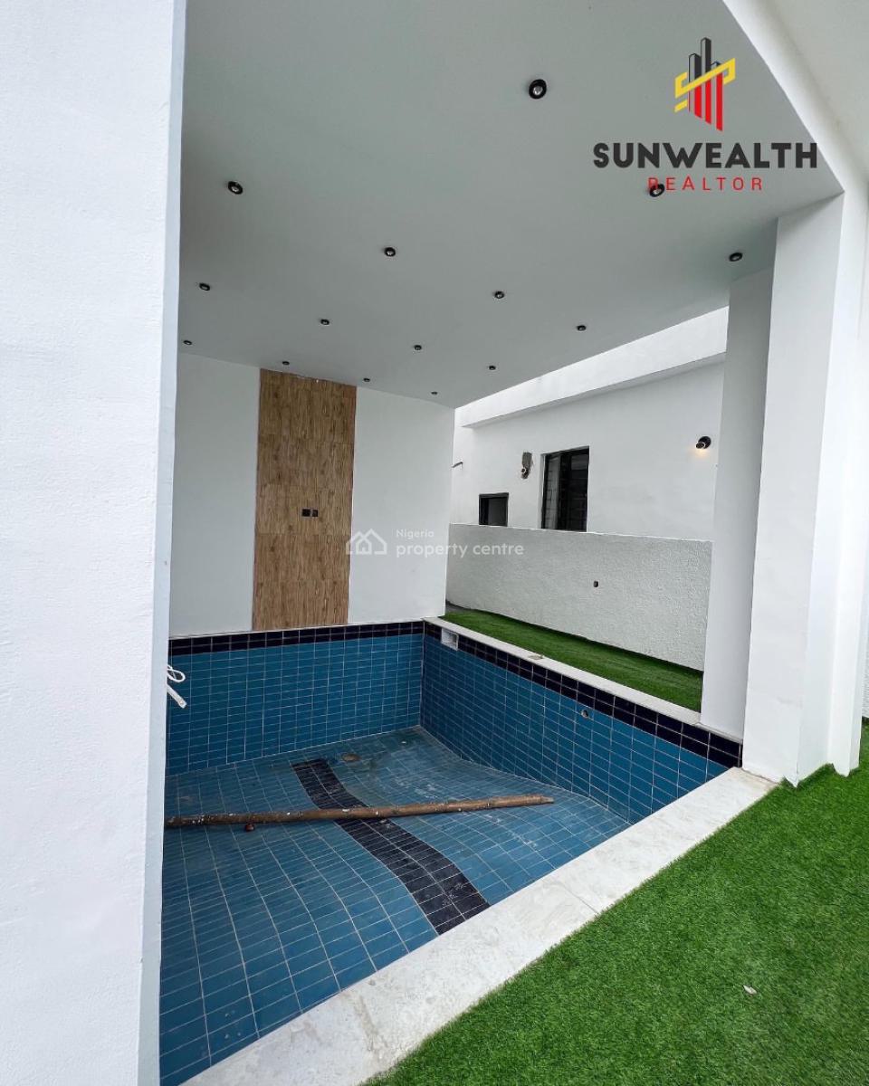 Contemporary 4 Bedroom Detached Duplex with Swimming Pool, Chevron, Lekki, Lagos, Detached Duplex for Sale