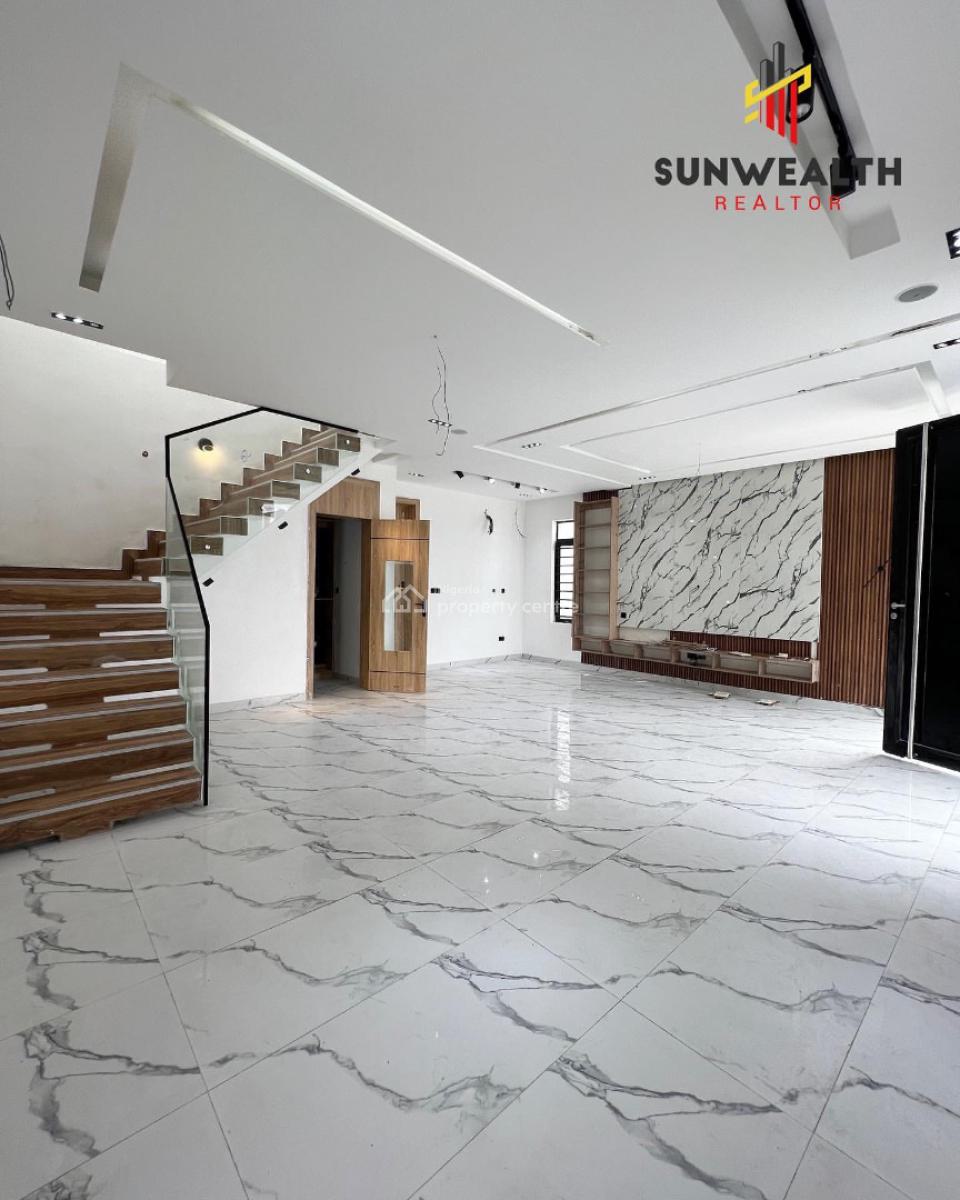 Contemporary 4 Bedroom Detached Duplex with Swimming Pool, Chevron, Lekki, Lagos, Detached Duplex for Sale