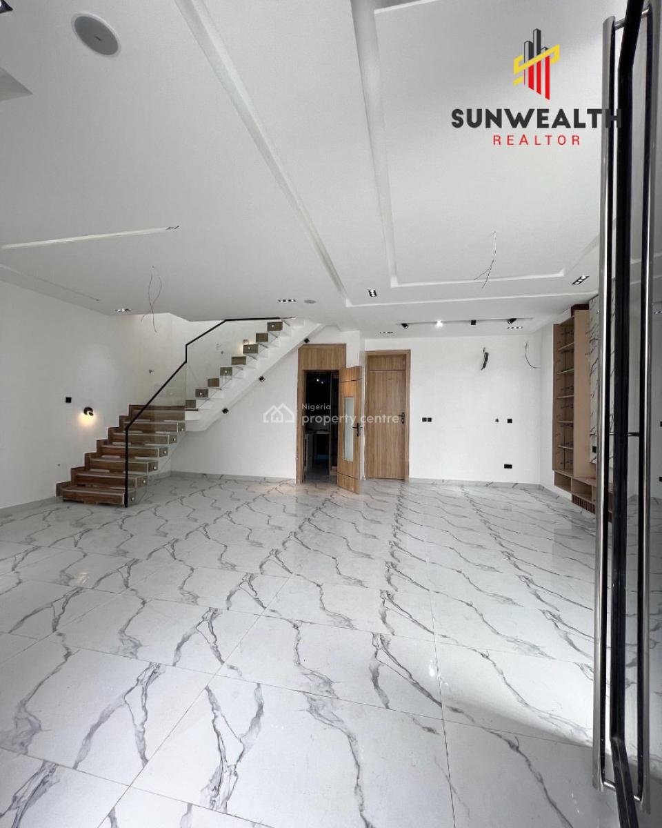 Contemporary 4 Bedroom Detached Duplex with Swimming Pool, Chevron, Lekki, Lagos, Detached Duplex for Sale