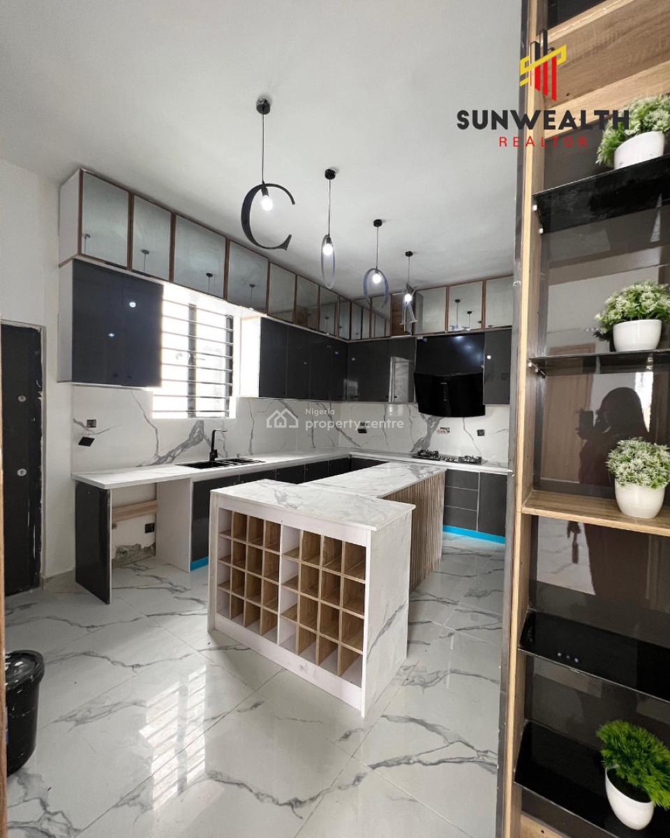 Contemporary 4 Bedroom Detached Duplex with Swimming Pool, Chevron, Lekki, Lagos, Detached Duplex for Sale