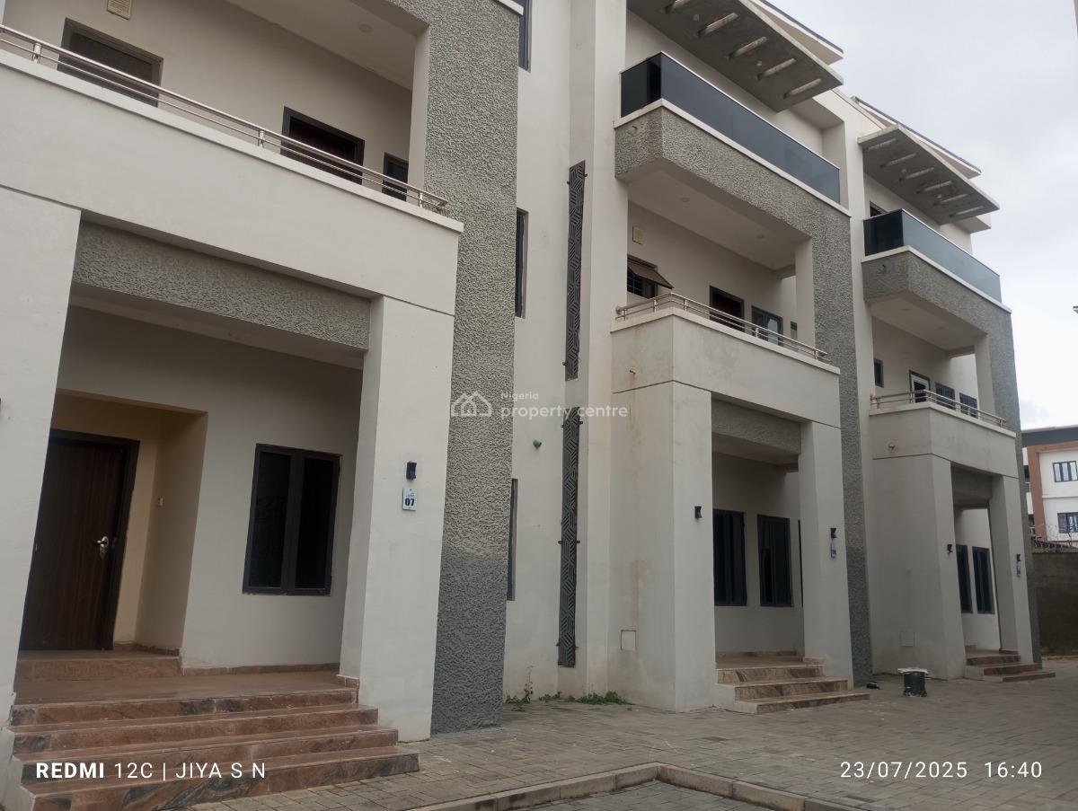 Newly Built 5bedroom Terrace Duplex with Bq at Durumi Abuja, By American International School, Durumi, Abuja, Terraced Duplex for Sale