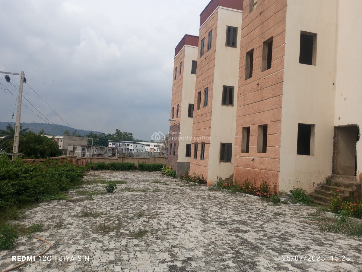 Carcass of 4bedroom Terrace Duplex at Karimo District By Nizamiye Hosp, Paradise 2 Estate Life Camp Abuja, Life Camp, Abuja, Terraced Duplex for Sale