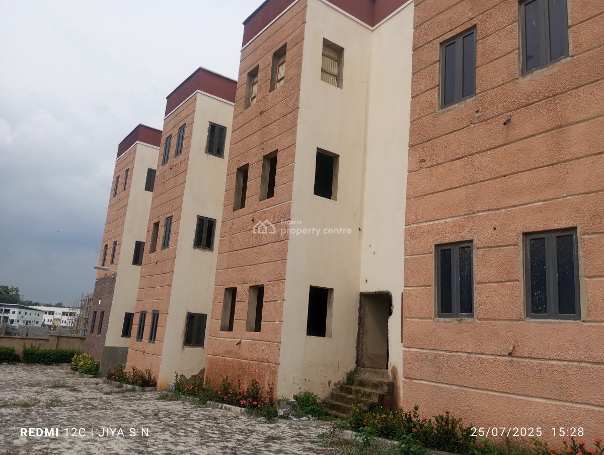 Carcass of 4bedroom Terrace Duplex at Karimo District By Nizamiye Hosp, Paradise 2 Estate Life Camp Abuja, Life Camp, Abuja, Terraced Duplex for Sale