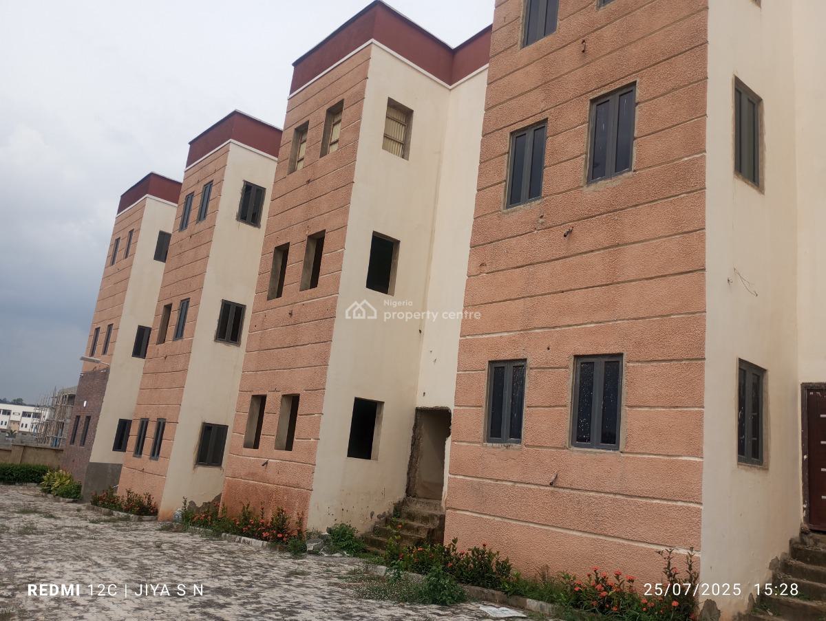 Carcass of 4bedroom Terrace Duplex at Karimo District By Nizamiye Hosp, Paradise 2 Estate Life Camp Abuja, Life Camp, Abuja, Terraced Duplex for Sale