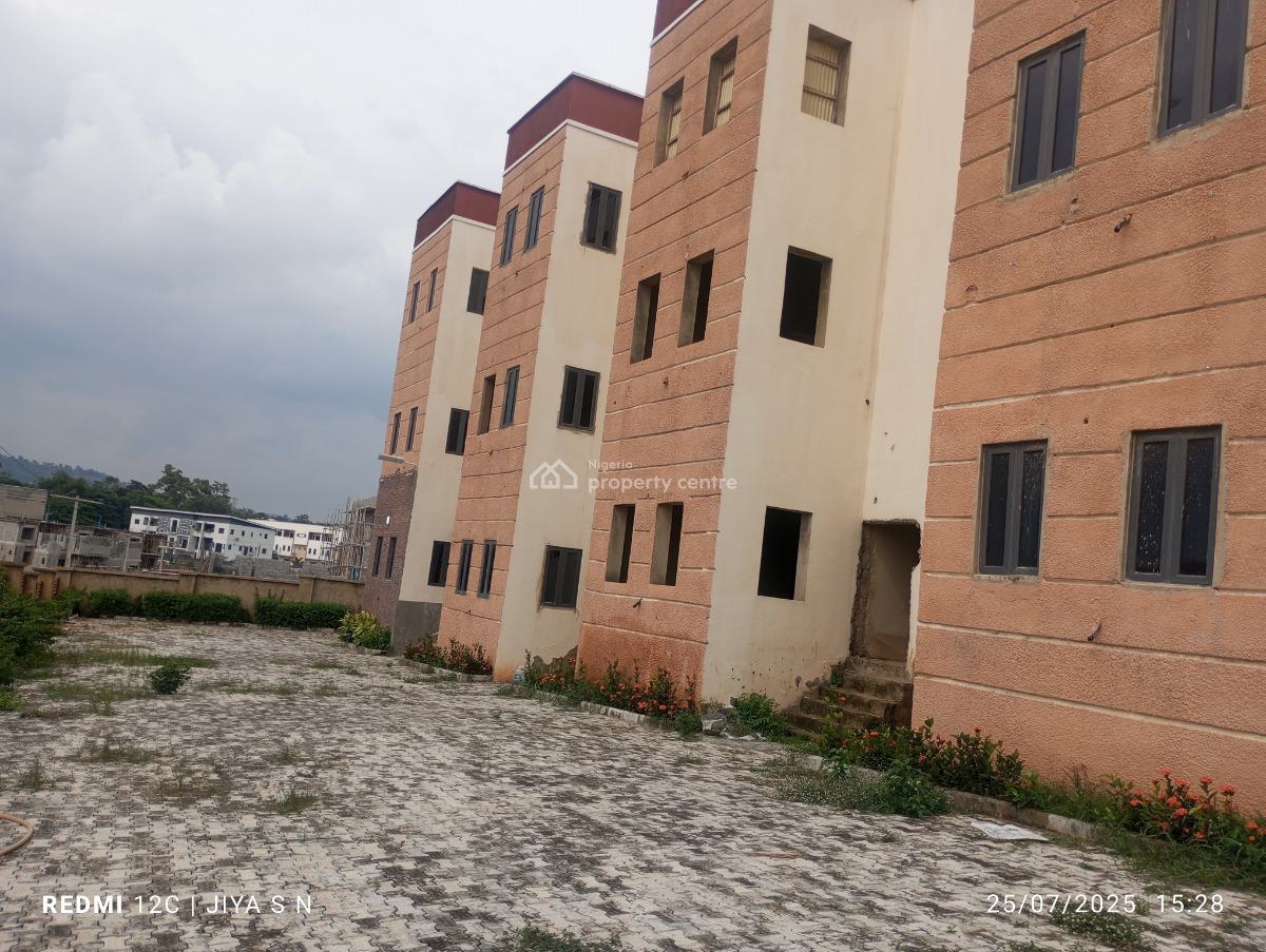 Carcass of 4bedroom Terrace Duplex at Karimo District By Nizamiye Hosp, Paradise 2 Estate Life Camp Abuja, Life Camp, Abuja, Terraced Duplex for Sale