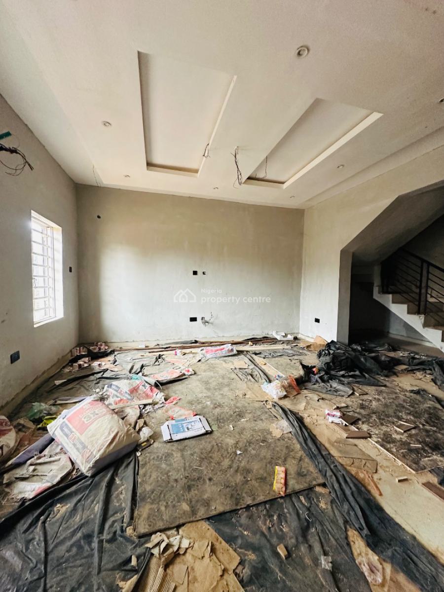 Spaciously Built 4 Bedroom Terrace Duplex with a Room Bq, Ikeja, Lagos, Terraced Duplex for Sale