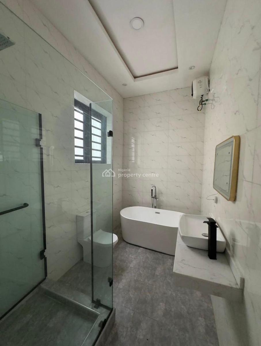 Elegant and Beautiful 4 Bedroom Detached Duplex with Bq, Chevron, Lekki, Lagos, Terraced Duplex for Rent
