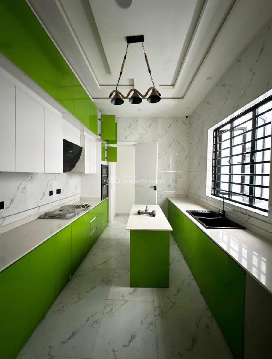 Elegant and Beautiful 4 Bedroom Detached Duplex with Bq, Chevron, Lekki, Lagos, Terraced Duplex for Rent