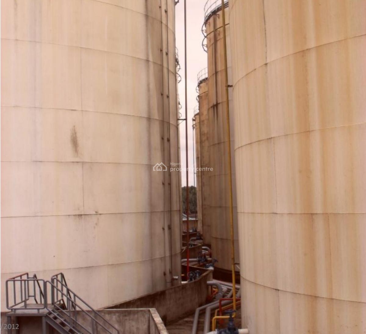 6.4million Litres Capacity Premium Class Tank Farm with a Jetty, Iwofe, Port Harcourt, Rivers, Tank Farm for Sale