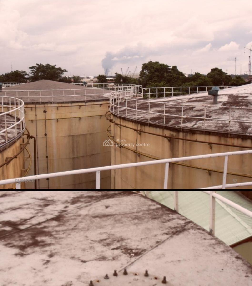 6.4million Litres Capacity Premium Class Tank Farm with a Jetty, Iwofe, Port Harcourt, Rivers, Tank Farm for Sale